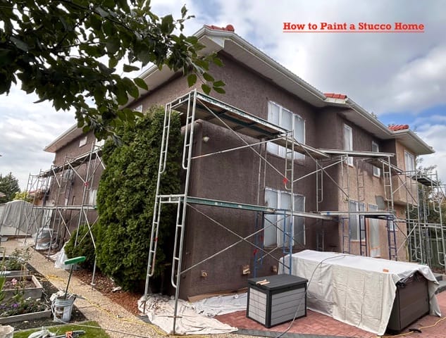 Paint stucco Home